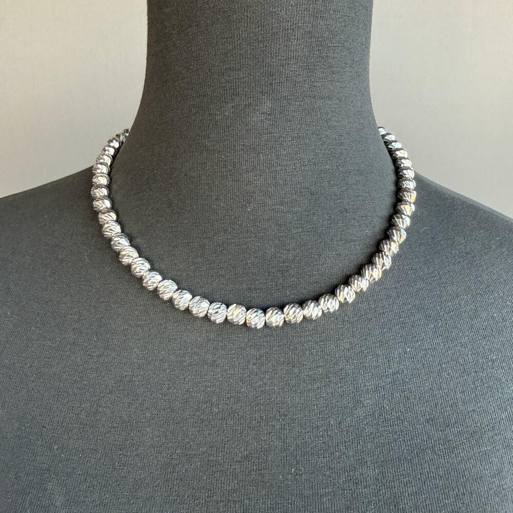 Easton Elle 18" 8mm Silver Beam Necklace Chain with 2" adjuster - worn once